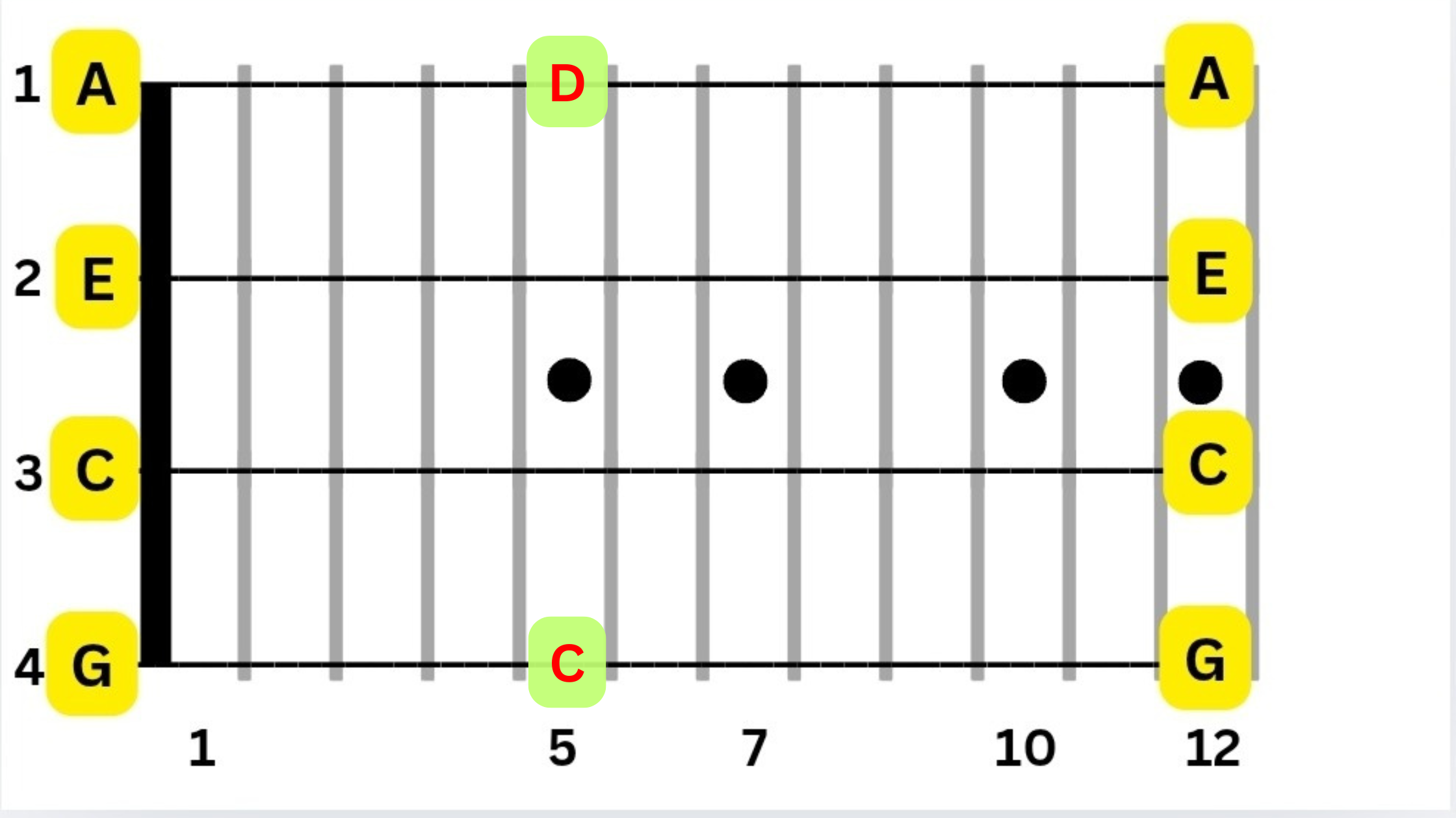 C to D graphic